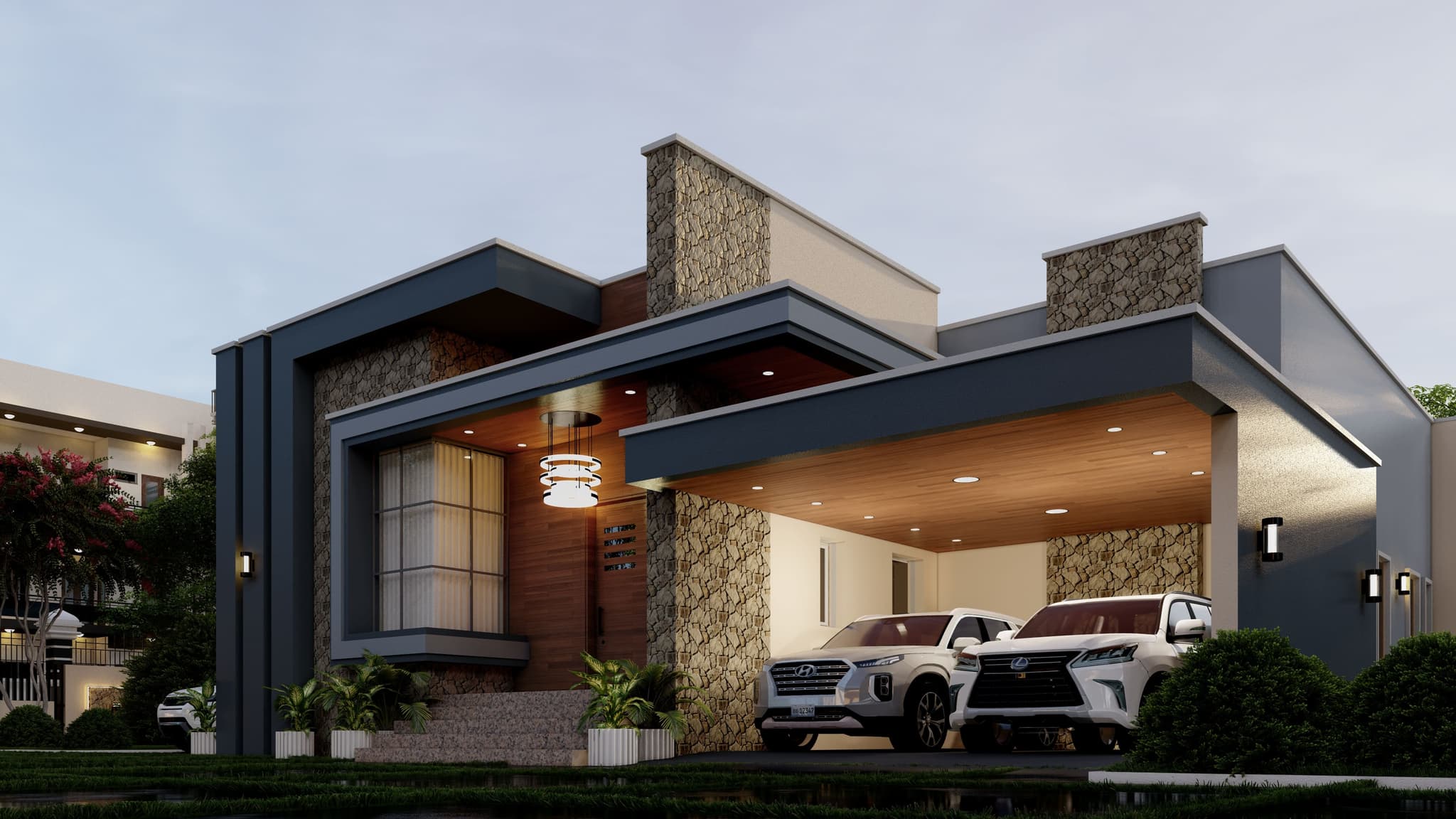 Contemporary 4-Bedroom All-Ensuite Bungalow with Spacious Lounge & Garage-3