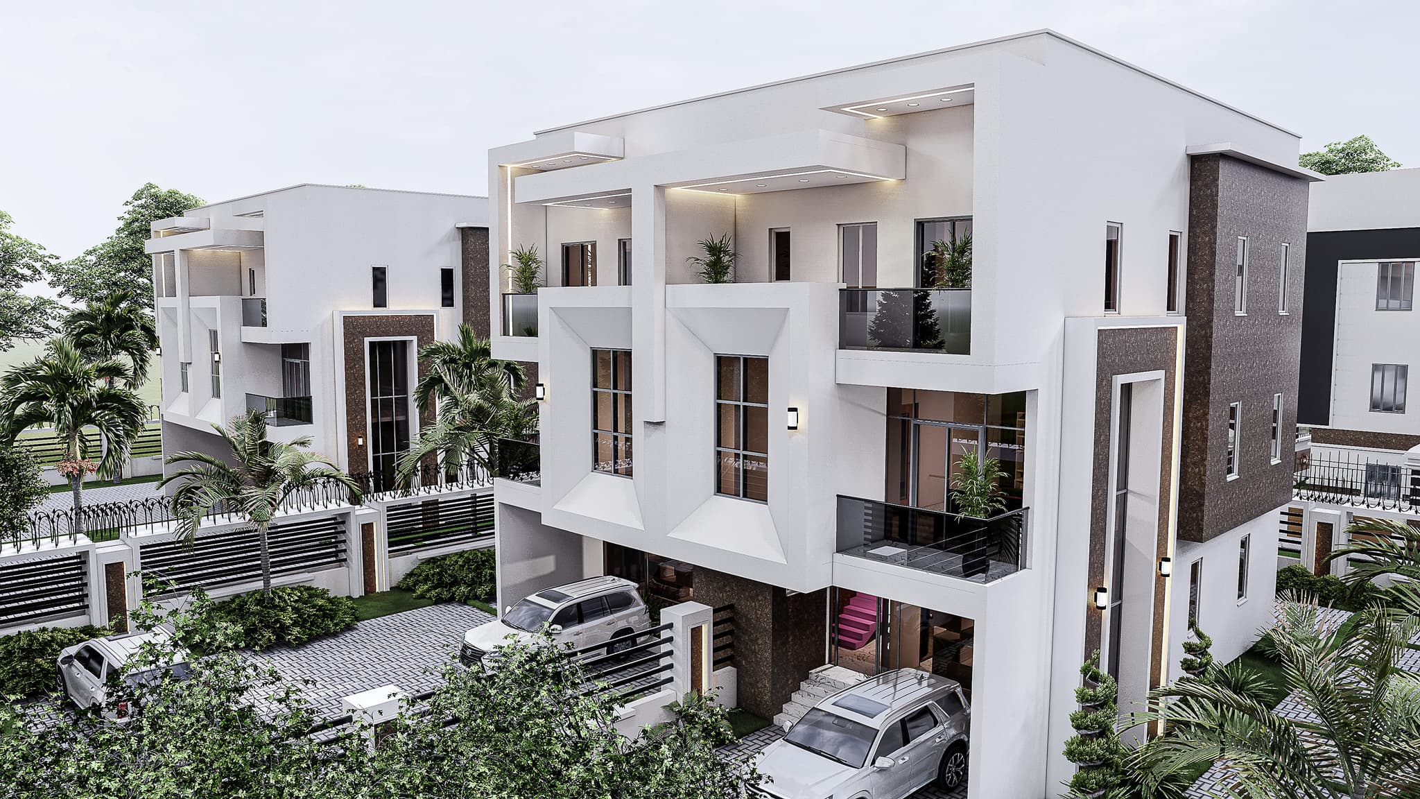 Luxury Twin 5-Bedroom Triplex with Spacious Interiors-7