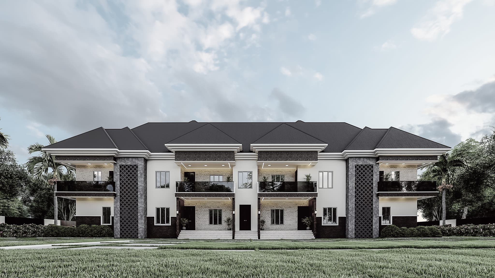 Modern 4-Unit 3-Bedroom Apartment Building – Spacious, Functional & Ideal for Multi-Family Living-1