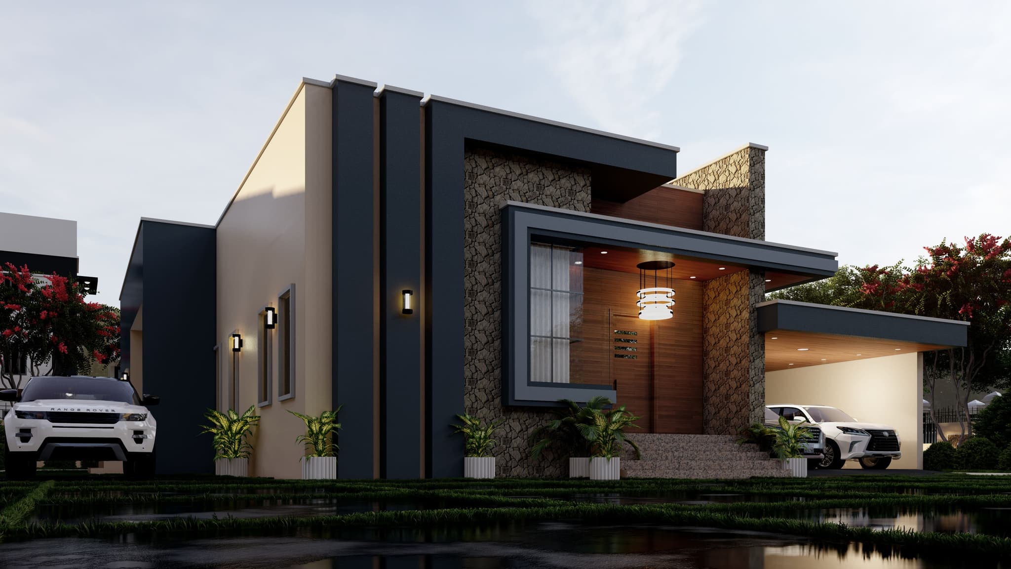 Contemporary 4-Bedroom All-Ensuite Bungalow with Spacious Lounge & Garage-2
