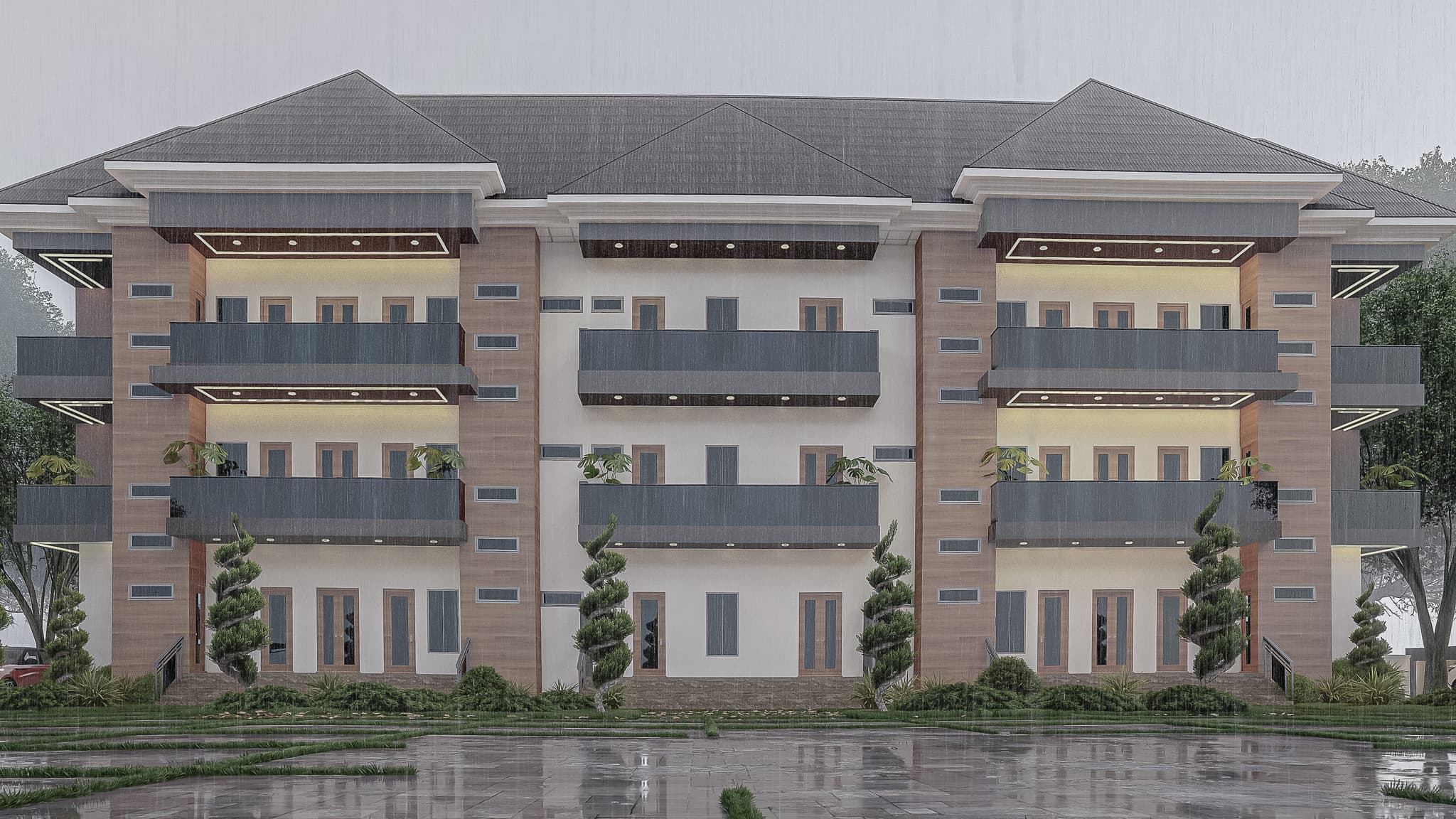 Spacious 15-Unit 1-Bedroom Block of Flats with Modern Sit-Outs-1