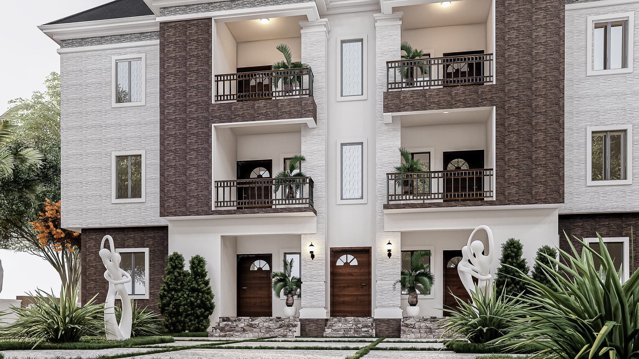 Elegant 6-Unit 2-Bedroom Block of Flats with Spacious Ensuite Rooms-2