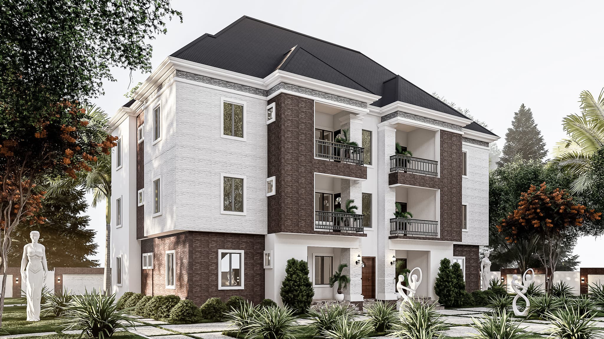 Elegant 6-Unit 2-Bedroom Block of Flats with Spacious Ensuite Rooms-3