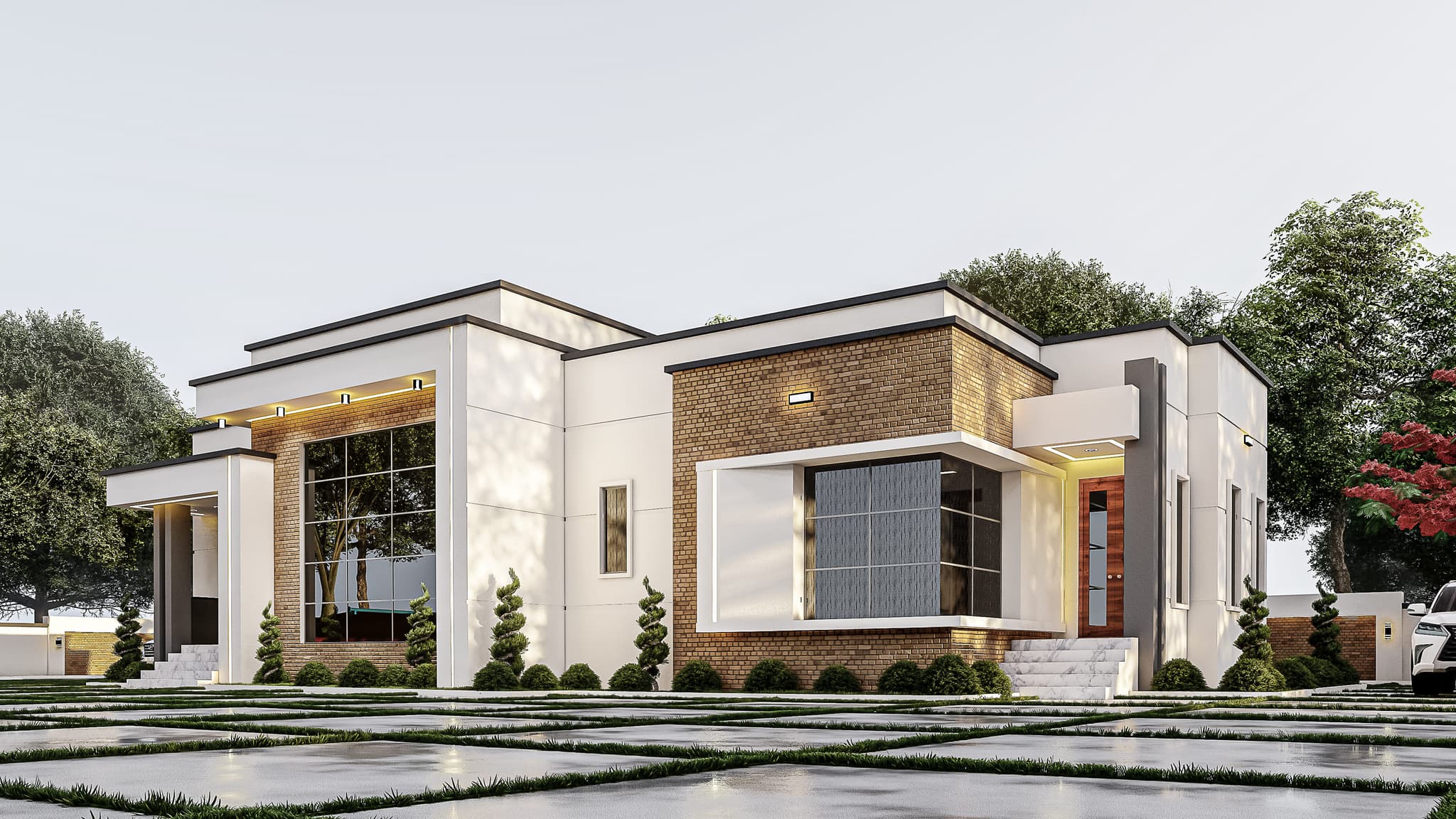 Modern 3-Bedroom Bungalow with Spacious Living & Functional Design-3