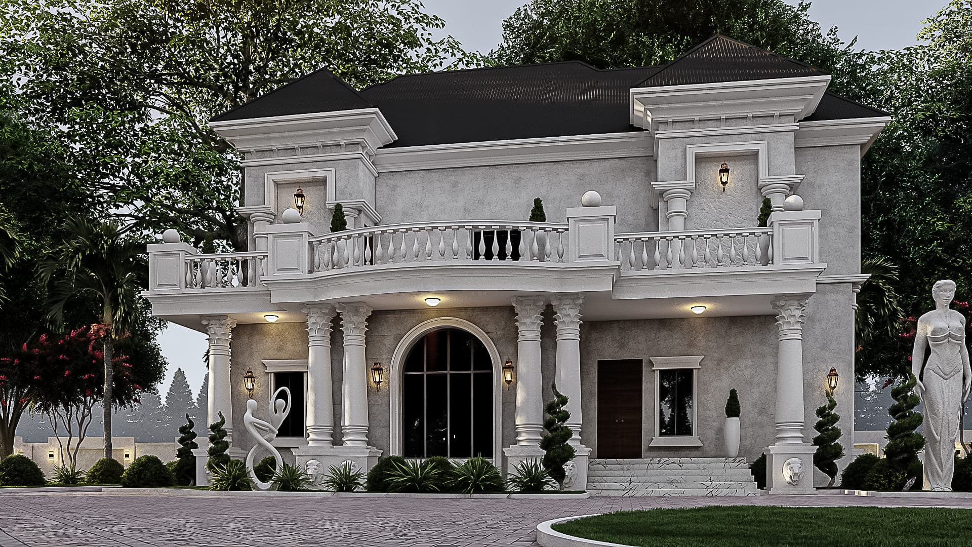 Elegant 4-Bedroom Duplex with Expansive Gallery and Wine Cellar-4